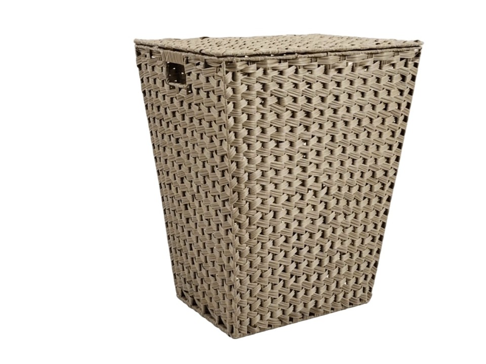 Z-Weave PE Resin Laundry Hamper Pro with Lid and Handles